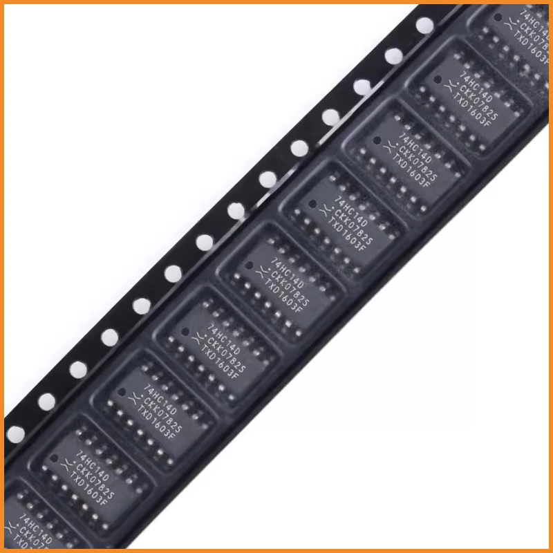 50개/몫 새로운 오리지널 74HC14D,653 74HC14D 인버터 IC 6 채널 슈미트 트리거 14-SOP