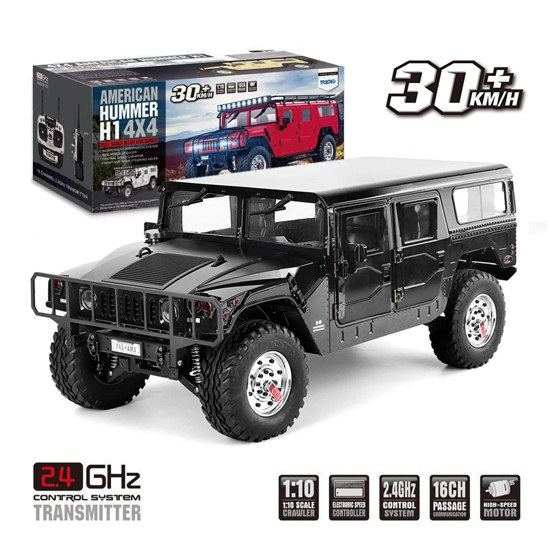 Jty Toys 30 Km/H Hummer Militare Fuoristrada 4X4 Alloy Drive Crawler Buggy Radio Remote Control Truck Per Bambini Adulti