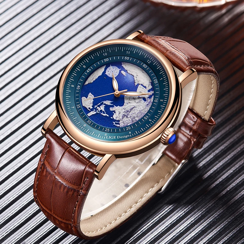 2023 Orologio Casual Moda Uomo Orologio in pelle Top Brand Orologi di lusso Impermeabile Luminoso Orologio da polso al quarzo semplice Cloc_voghion.com