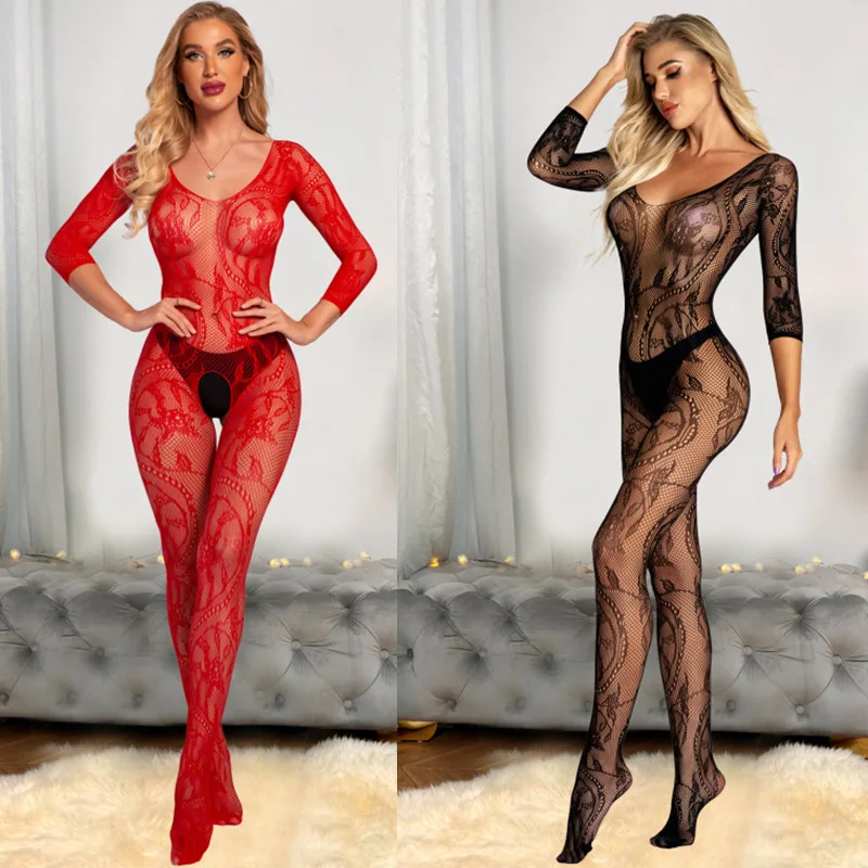 Fishnets mesh Women Body stocking sexy lingerie Bodysuits Open Bra Erotic Costumes Pantyhose sexy Tights Hot erotic Lingerie women underwear sexy lingerie