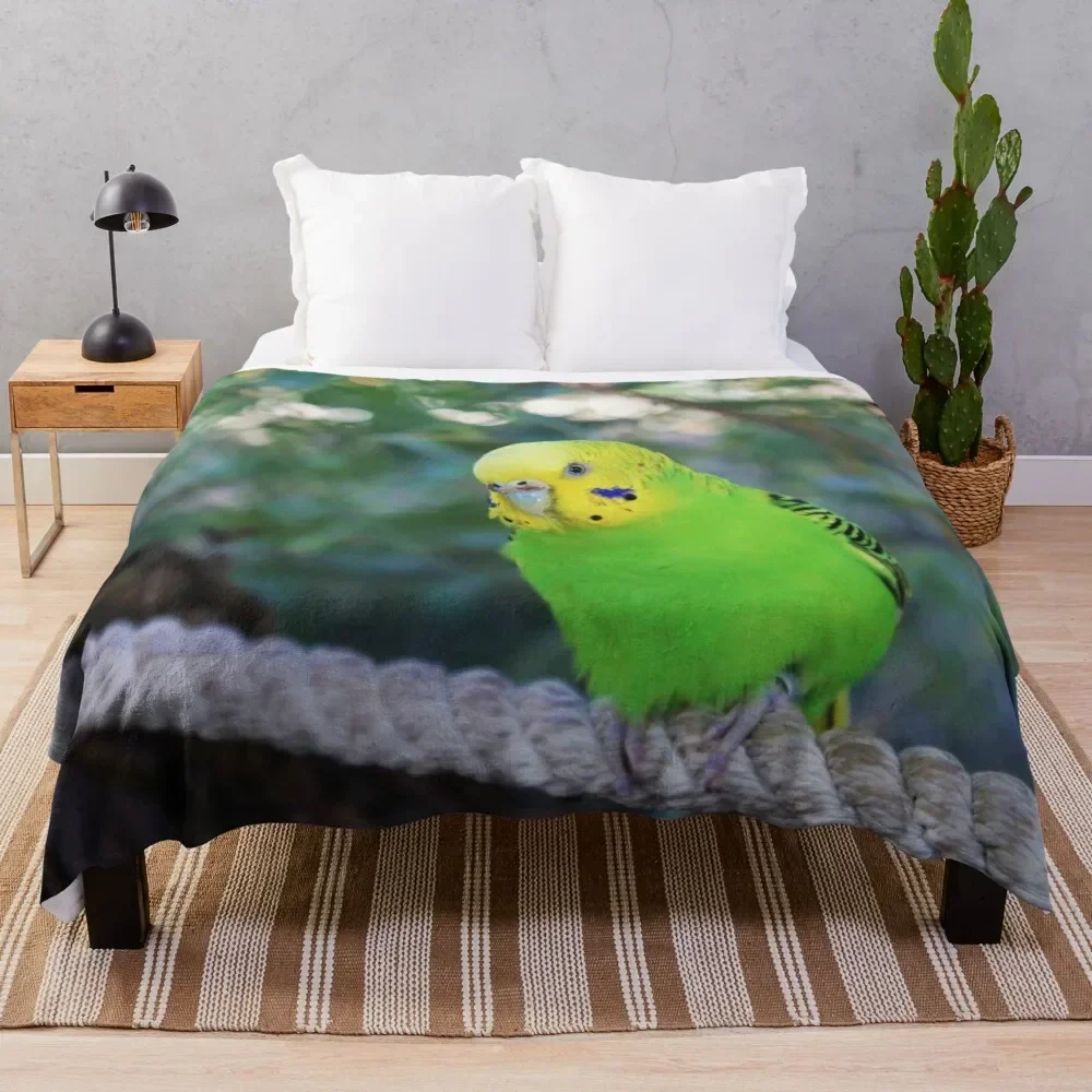 

Budgie Throw Blanket blankets ands Blankets For Bed Blankets