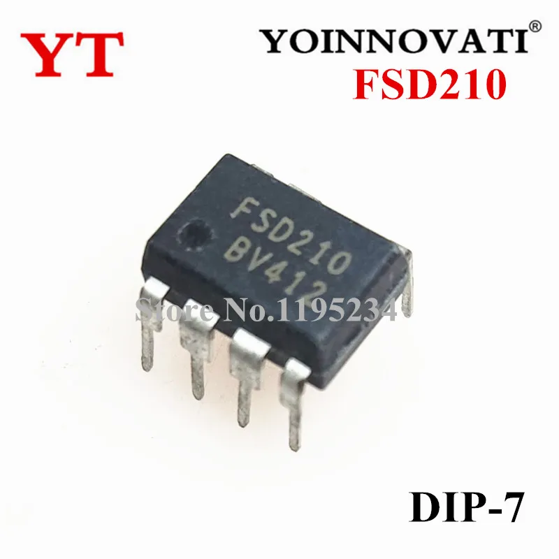 

50 шт./лот FSD210 DIP-7 IC лучшее качество