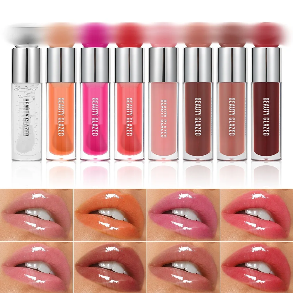 Mirror Crystal Moisturizing Lipgloss Fruit Flavor Transparent Liquid Lipbalm Lipstick Reduces Lip Line Care Cosmetics Lips Oil red line ibox crystal для смартфона samsung galaxy a11 прозрачный