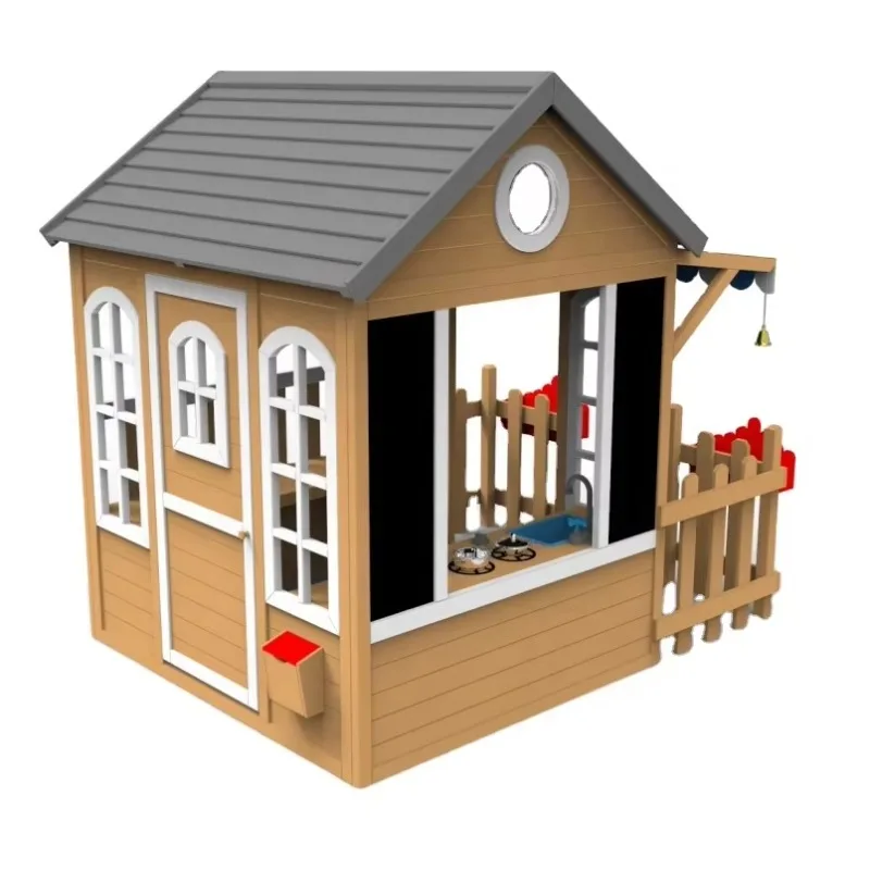รูปสินค้า ชุดบ้านไม้ของเล่น DIY สำหรับเด็ก สร้างสรรค์ได้เอง