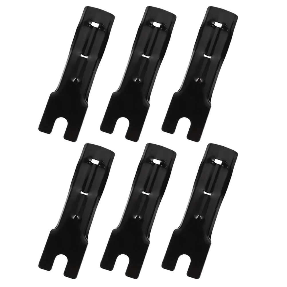 

6pcs Safety Flag Brackets Flag Mounting Brackets Triangular Flag Fixing Parts