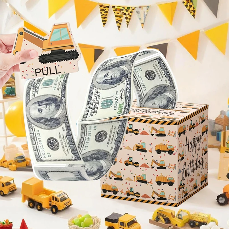 Birthday Money Gift Boxes with Pull-Out Happy Birthday Card, Fun Cash Surprise Packagin... - SKU MGB01127 - UGI Packaging