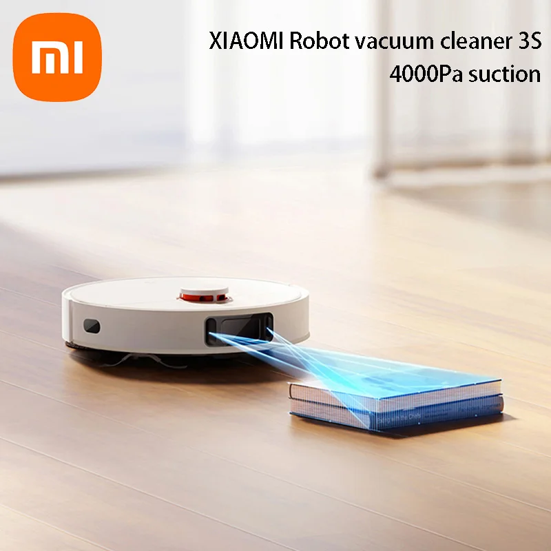 

Original Xiaomi Mijia Sweeping Robot 3S Home Sweeping and Towing Integrated Intelligent 4000pa Automatic Sweeping Robot