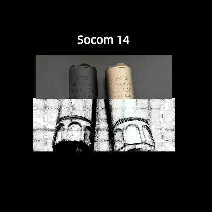 Аксессуары для четырех ремешков часов Surfire socom 14 Opery KSC металлическая часть M4416 игрушка Fire 14 реверсивных зубцов алюминиевый Металл для мальчика (art.: 3920c50127da2) - 3920c50127da2