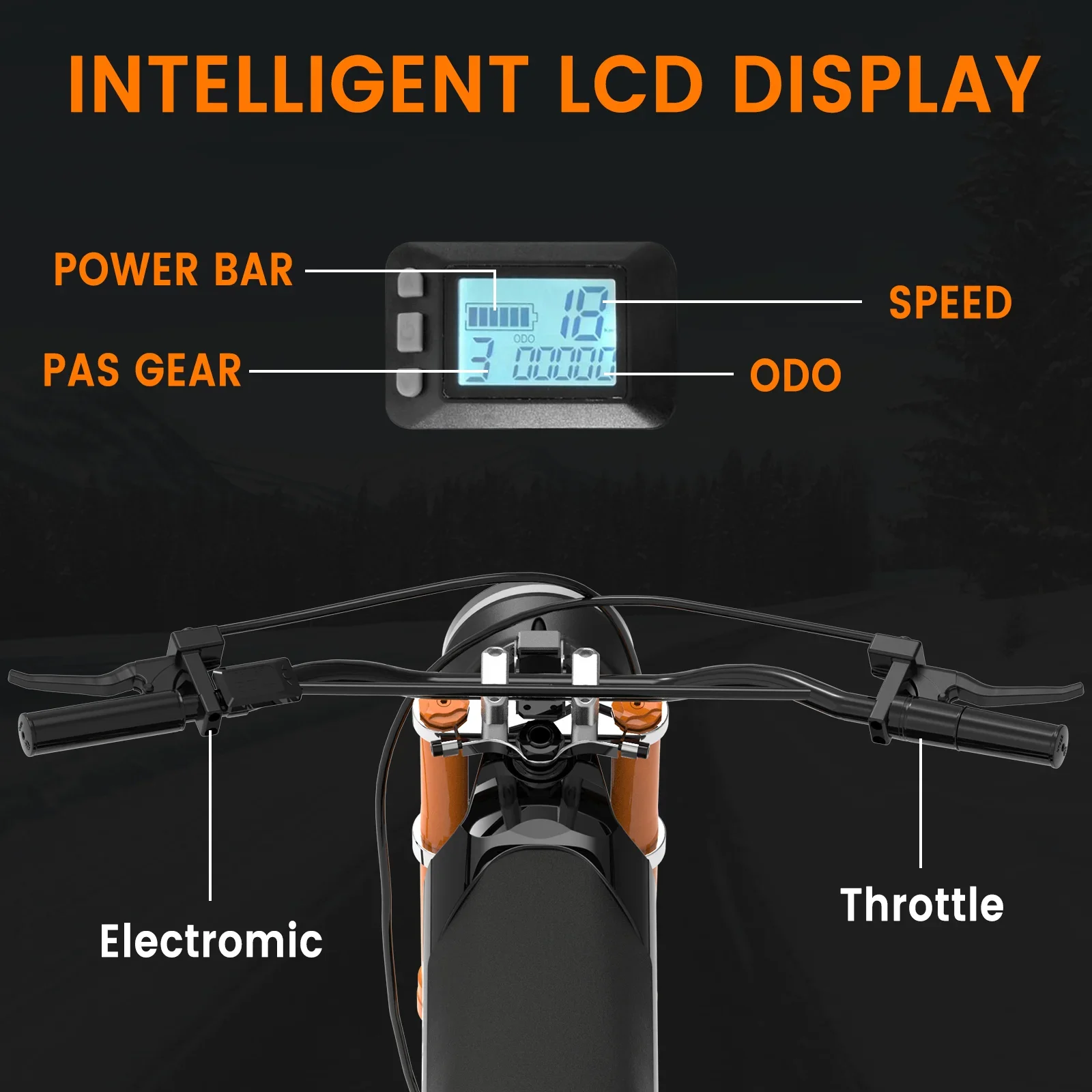 GUNAI 3000W Electric Motorcycle for Adults 48V 21AH Removable Battery 14