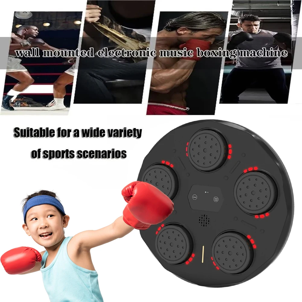 Music Boxing Toys Smart Music Boxing Machine for Kids Adults Sandbag Boxing Sports Training Agility Reaction Punching