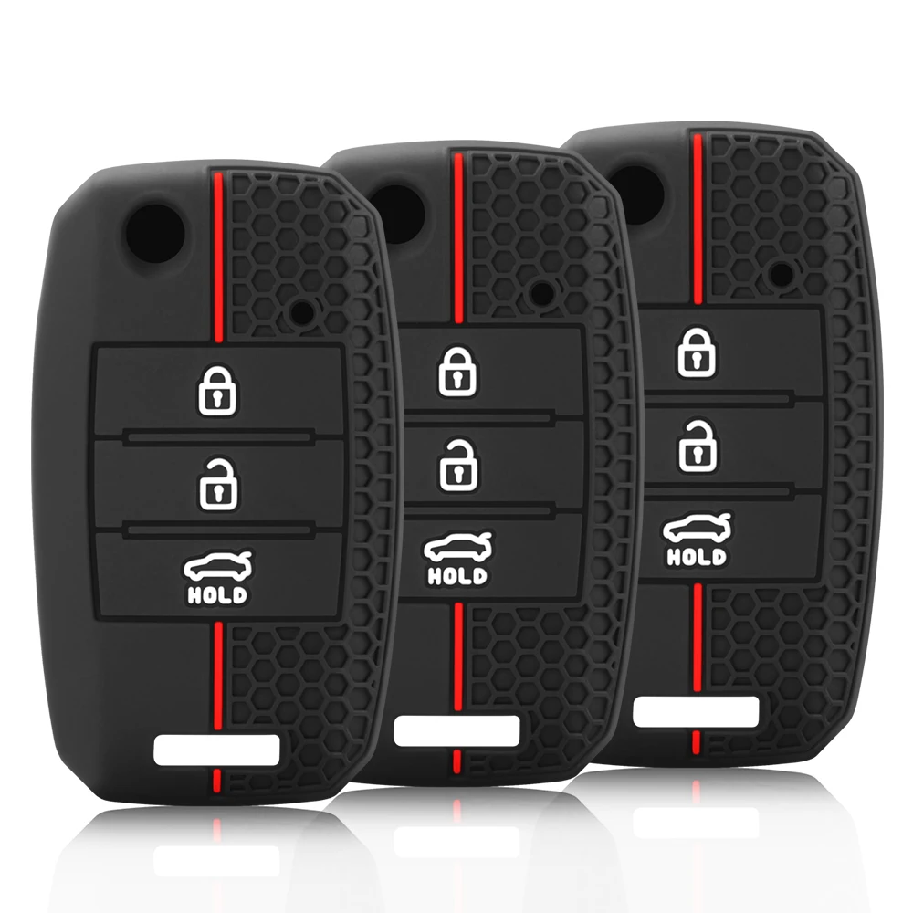 Silicone Key Cover Case for Kia Vehicles - Premium Protection