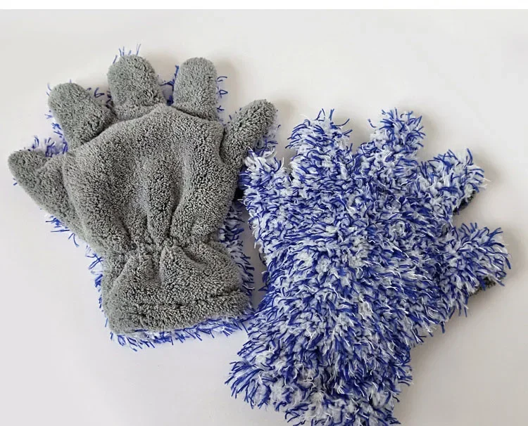 30x27.5CM Premium Car Washing Cleaning Glove Car Wash Cleaner Mitt Maximum Absorbancy Plush Glove Care Wash