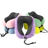 U Shaped Memory Foam Neck Pillows Soft Cervical Orthopedic Pillow Travel Essentials For Airplane Massage Neck Cushion 1