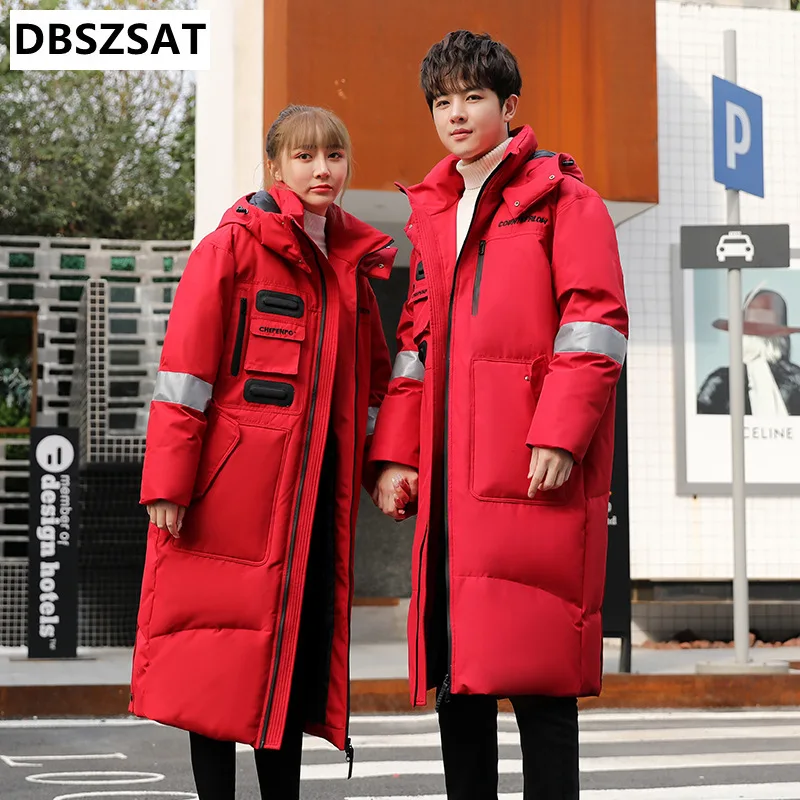 

Мужская ветрозащитная куртка с капюшоном, теплая ветрозащитная куртка с бархатной подкладкой, длинная парка, новинка для зимы 2021