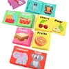 0-12 Months Baby English Palm Three-dimensional Cloth Book Newborn Soft Book Early Childhood Education Baby Cloth Book 4