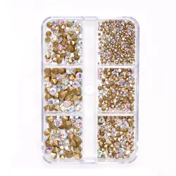 Deluxe Nail Art Rhinestones Kit with Storage Organizer for Stunning Holiday Designs (117)
