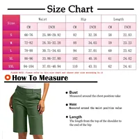 Shorts For Women Trendy 2025 Casual Summer High Waisted Chino Shorts Straight Leg shorts Jogging Hiking Vacation Cargo shorts - Image 5