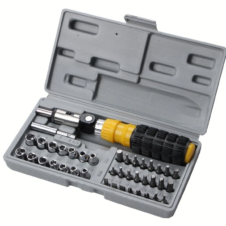 Multi-function Screwdriver Set Socket Screwdriver Combination Tool 41Pcs Screwdriver Set with Handle Hand Tool