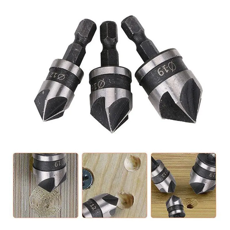 Five Blade Countersink Set 4