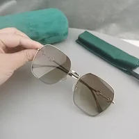 Vintage Metal Frame Sunglasses Women'sG Home Square 0882 Shape Non-Regular Polygon Lens Glasses Motorcycle Equipment Accessories 2