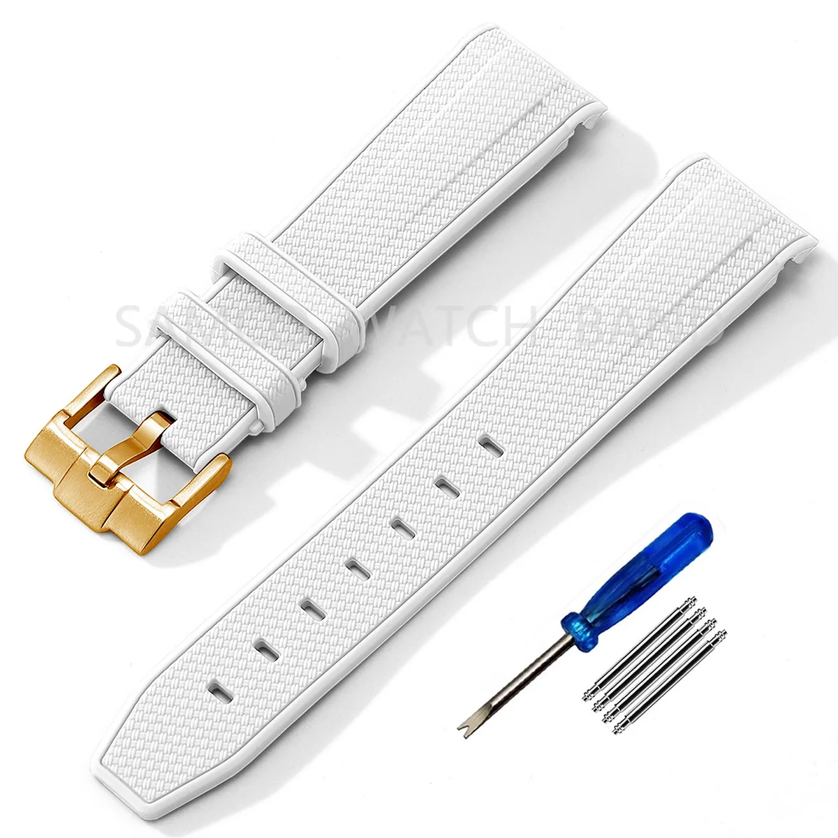 Premium Silicone Watch Strap - 20mm Rubber Replacement Band