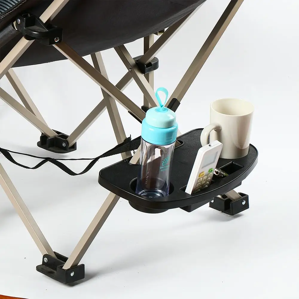 Clip On Table Tray Folding Relaxing Chair Drink Holder Fishing Camping Beach folding chair