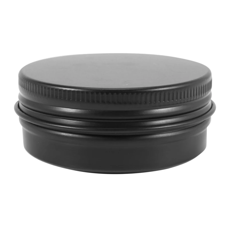 12Pcs 1Oz Black Aluminum Tin Jars Round Screw Lid Containers Empty Metal Storage Cans For Organizing Cosmetic Small Jewelry Orna 4