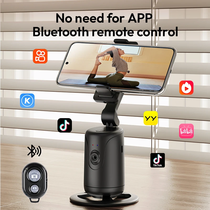 New Al Intelligentface Tracking Handheld Gimbal 360°Rotation Selfie Stick for iPhone 17 Samsung Xiaomi Record Life Phone Holder