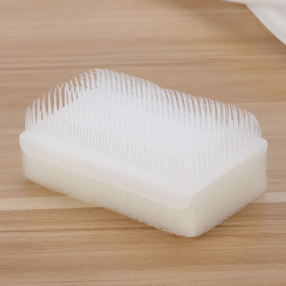 2 Pcs Brush Autism Surgical Hands Scrub Wilbarger Therapy Bristles 800X470X360CM Sensory White Baby 4
