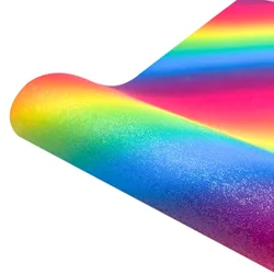 Rainbow Holographic Sparkle Adhesive Vinyl Film for DIY Crafts & Home Decor (Rainbow)