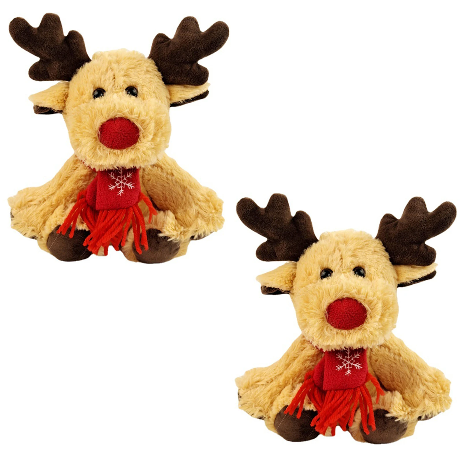 

Christmas Plush Dolls Toys 20cm Xmas Elk Plush Dolls Christmas Decorations Gift for Girl Women Friend Girlfriend