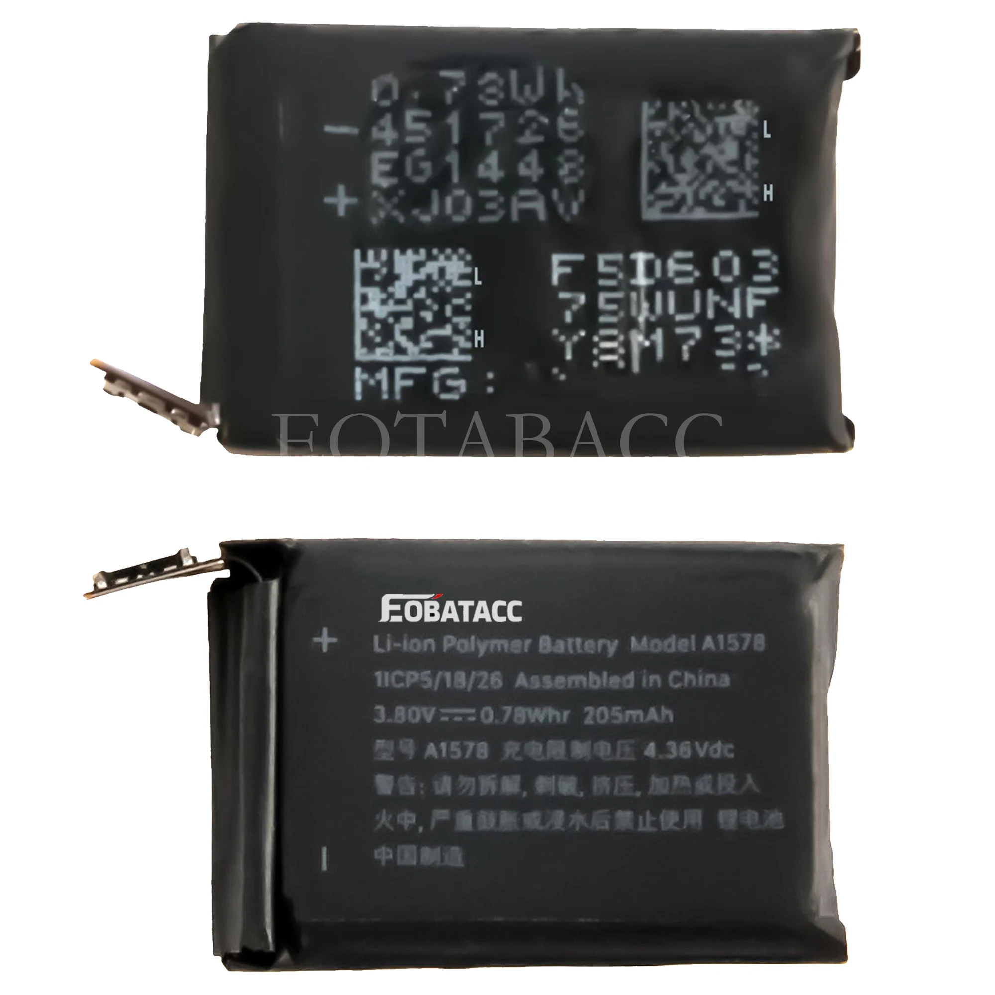 Batteria di ricambio A1578 A1579 per Apple watch Series1 38mm Series 1 42mm batteries A1553 A1802 A1554 A1758 A1803 + strumenti gratui  509