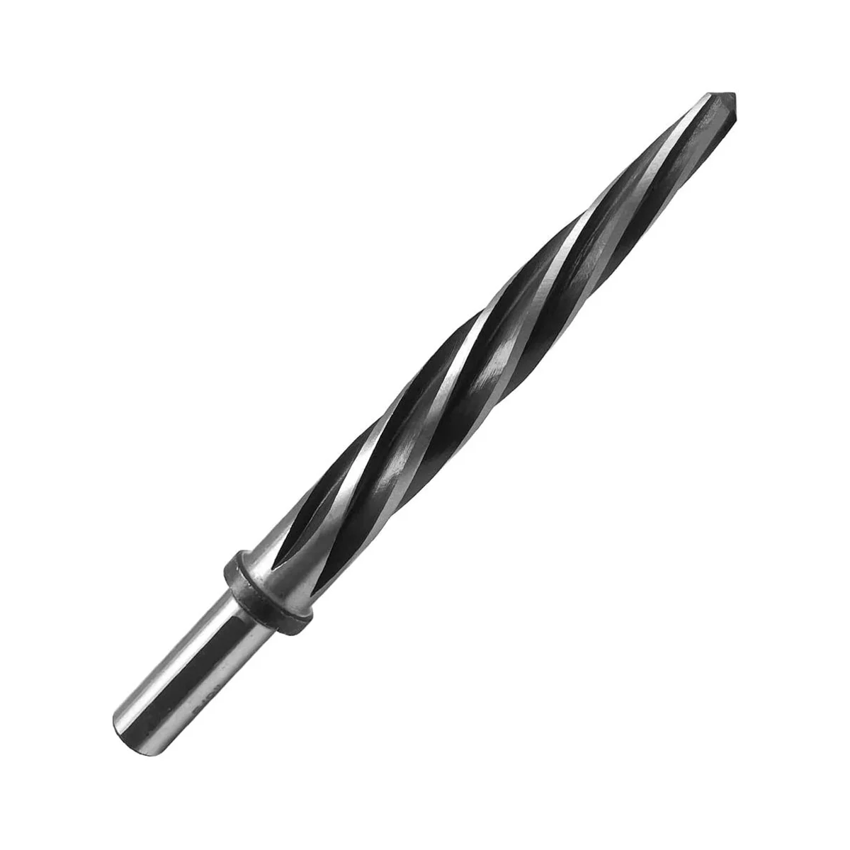 

5/8Inch Spiral Flute Reamer with 1/2 Inch Shank, M2 HSS Bridge/Construction Reamer Taper Chucking Reamer Drill Bit