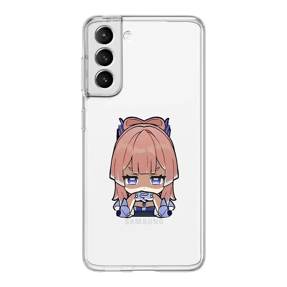 Kawaii Cartoon Genshin Impact Soft Clear Phone Case