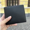 Hiram Beron Leather Wallet Men RFID Blocking Customized Holder Cow Leather Wallet Credit Card Genuine Wallet Men Gift 2