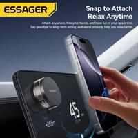 Essager Magnetic Suction Cup Phone Holder for iPhone 12-16 Stand Portable Adjustable Mount for Kitchen Bathroom Glass Gym Mount - Image 4