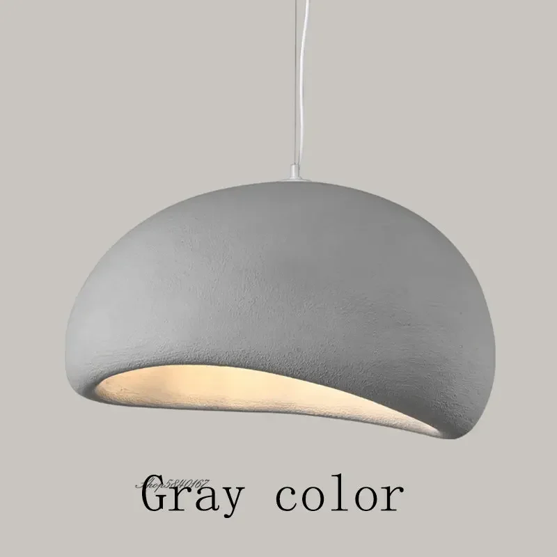 Modern Designer Wabi Pendant Lights Creative Resin Chandeliers for Dining Room Restaurant Home Decor E27 Lamp Loft Suspension