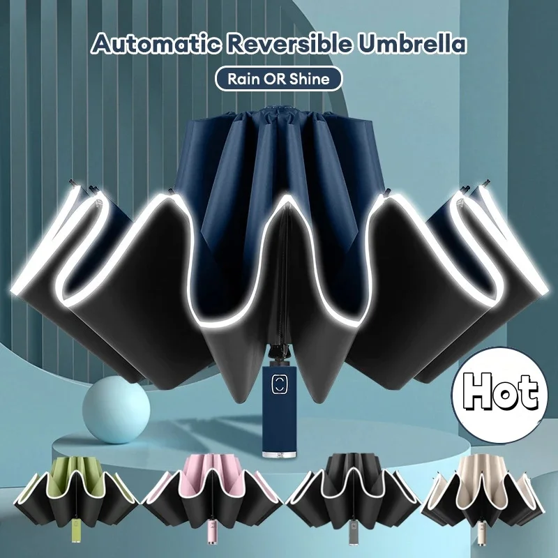 Mini Umbrella Folding Umbrella Automatic Umbrella Mini Sun Umbrella Wind Resistant Umbrella Sun Umbrella Automatic Sun Umbrella Windproof Umbrella 10 Bone Morandi Fully Automatic Umbrella
