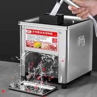 110V/220v Commercial Meat Cutter Electric Meat Cutting Machine  850W High Power Stainless Steel Household Vegetable Slicer 2