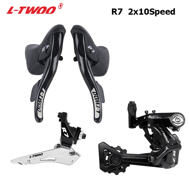 

LTWOO R7 2x10S 20 Speed Road Bikes Shifter Lever Front Rear Derailleurs Bicycle Derailleurs Groupset Parts Compatible Shimano