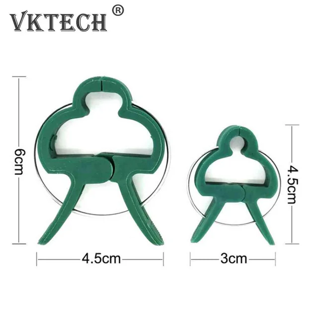 Oltó Tétek Csatlakozói Klip Újrafelhasználható Növény Rögzített Klipek Műanyag Multifunkcionális Hordozható Konzol Pólus Kertészeti Zöldségekhez - Image 6