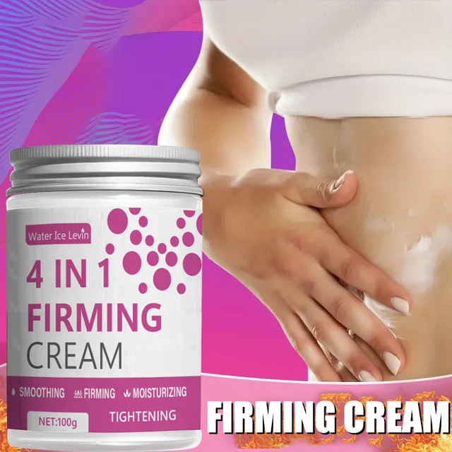 Crème raffermissante 4 en 1, gingembre, aloe vera et essence de café – Crème raffermissante hydratante pour le corps pour abdominaux, bras et jambes 1