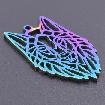 Stainless Steel Pendants Charm Unusual Set 5pcs 32