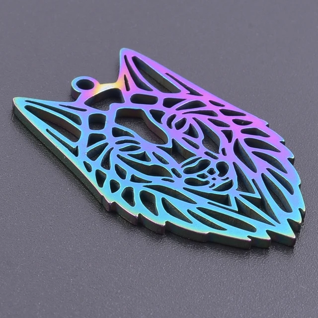 Stainless Steel Pendants Charm Unusual Set 5pcs 32