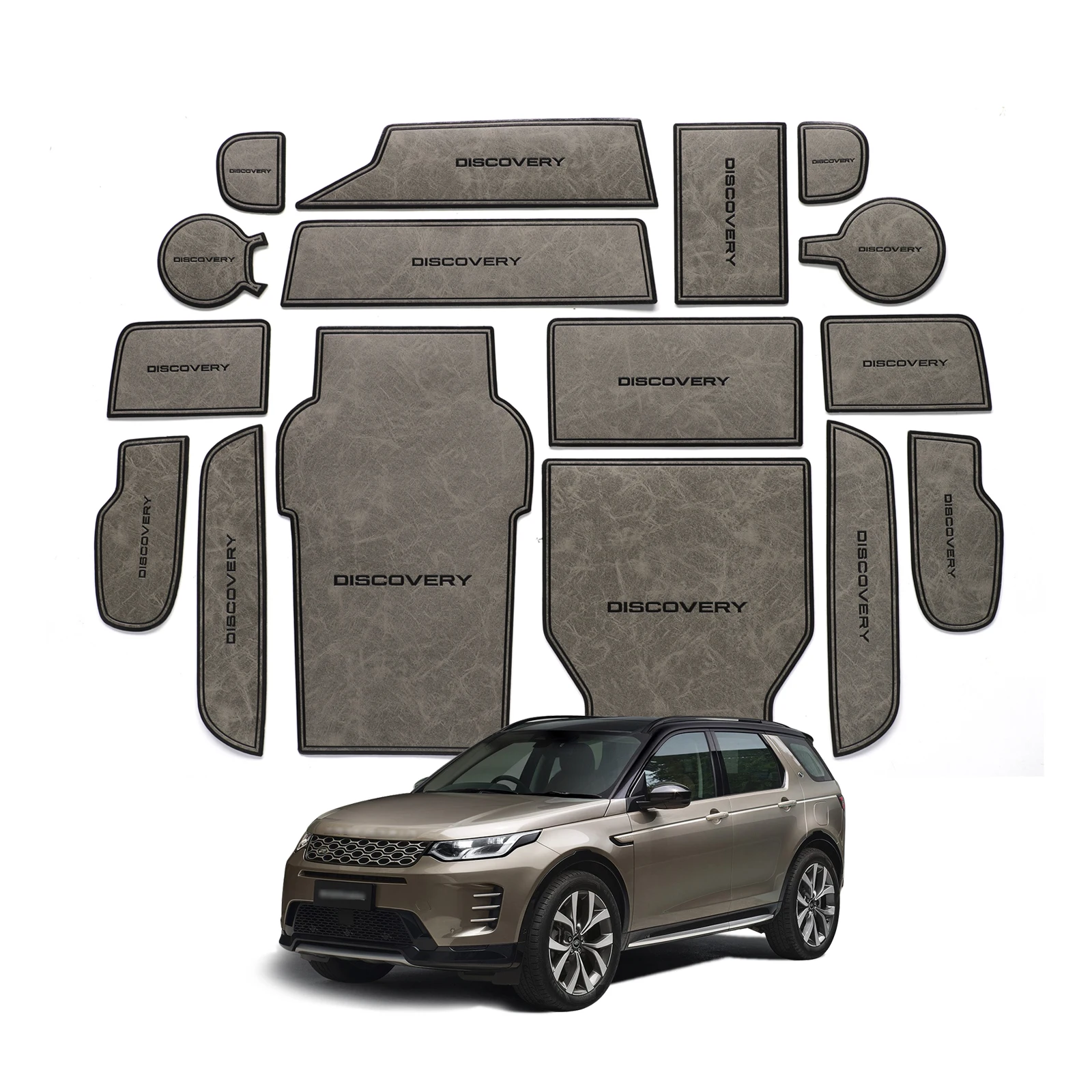 

ZUNDUO для открытия спорта 2024 Противоскользящий кожаный коврик для ворот Автомобильный Дверной паз подставка для чашки аксессуары для интерьера