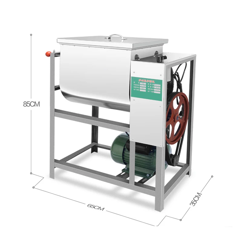 

Automatic Dough Mixer 220V Commercial Stainless Steel Flour Mixer Bread Dough Kneading Machine 1400r/Min 5KG