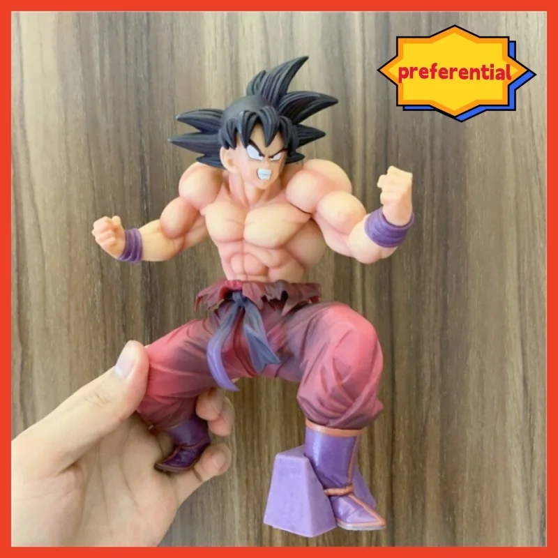 

Фигурка Dragon Ball Z Son Goku, фигурка Kaioken Kakarot 20 см, аниме экшн-фигурка, модели искусственных предметов, украшения, игрушки