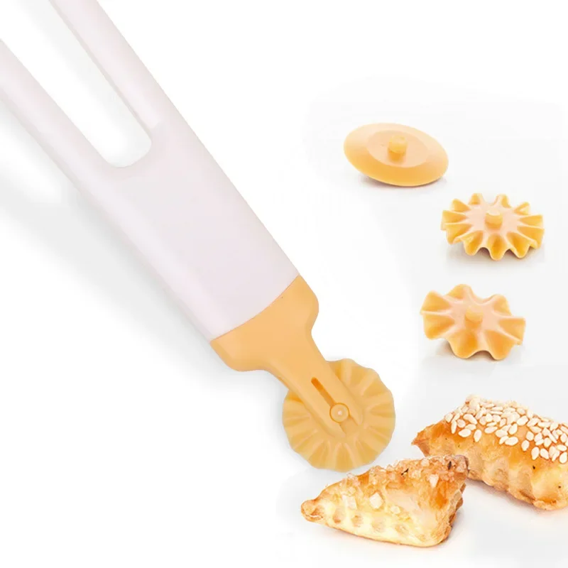 Dumplings Biscuit Roller Cookie Round Rolling Cutting Blade Dough Circle Cutter Gift Dining Bar Supplies Baking Pastry Tools baking tool,baking accessories,dough cutter,cookie cutters,dumpling maker