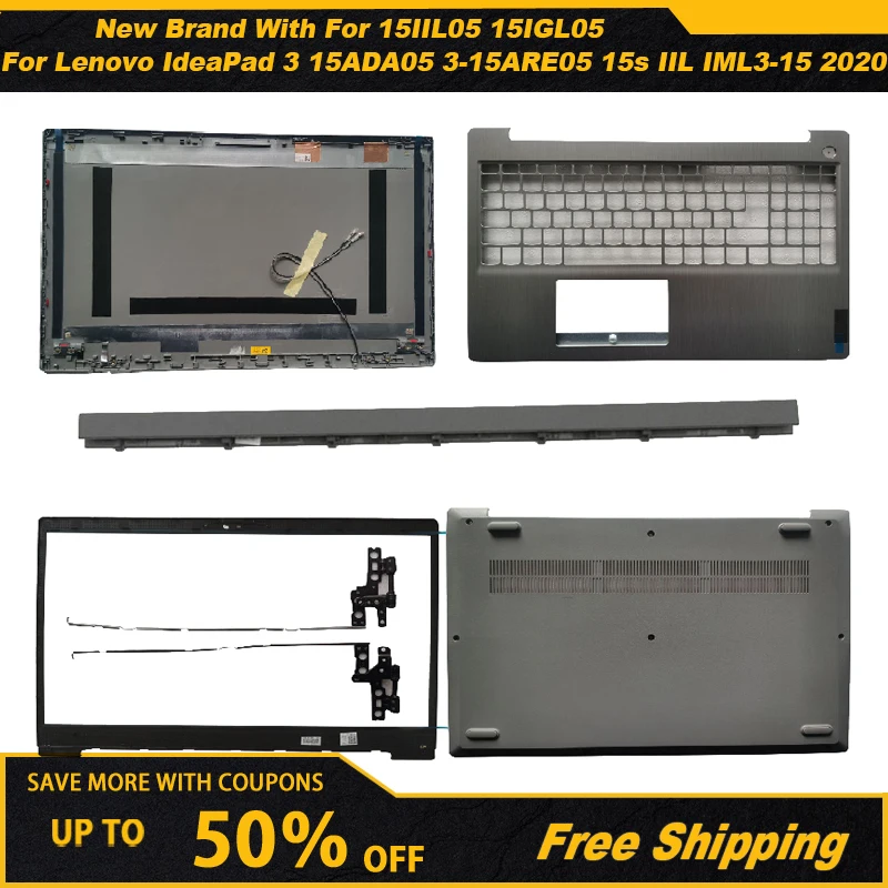 Ricambio Per 15itl05 15are05 Cover Posteriore Per Lenovo IdeaPad 5 15ITL05/ARE05/IIL05 - Cerniera, LCD, Cornice Originale Cerniera Laptop IdeaPad 5