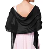 Korean Solid Color Transparent Chiffon Silk Scarf Summer Beach Towel Sunscreen Shawl Women Wedding Evening Party Dress Scarf R21 1